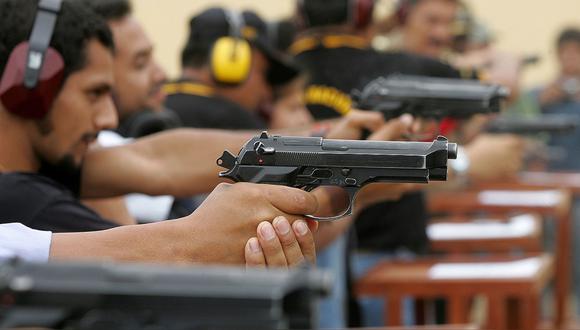 Armas de uso civil. Foto: Andina