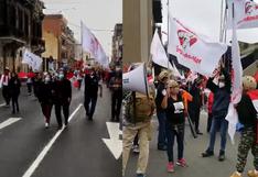 Marcha contra Pedro Castillo: personas exigen renuncia del presidente