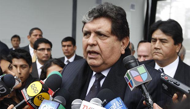 Alan García no ha sido comprendido en el informe final de la Comisión Lava Jato. (Foto: Agencia Andina)