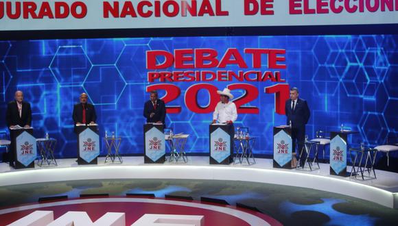 El debate presidencial tuvo una dupla entre Ollanta Humala y Andrés Alcántara sobre educación. (Foto: GEC)