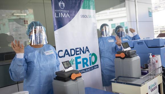 Comuna metropolita implementó cuatro cadenas de frío en el marco del proceso de inmunización contra el COVID-19. (Foto: Municipalidad de Lima).