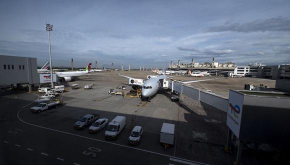 Vista general del Aeropuerto Internacional Tom Jobim, más conocido como Aeropuerto Internacional Galeao, en Río de Janeiro, Brasil, el 15 de diciembre de 2021. (Foto de Mauro PIMENTEL / AFP)