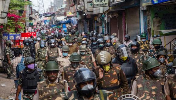 India puso este martes el país en confinamiento total. (Foto: Getty Images, via BBC Mundo)