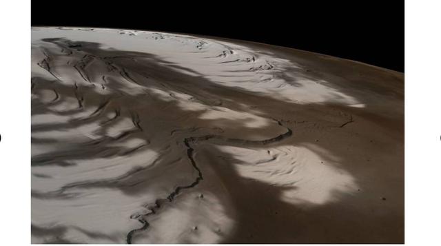 El hielo seco de Marte. Marte es actualmente objeto de mucho estudios porque considera un planeta que fue capaz de albergar vida, o al menos una atmósfera que retuviese el agua que se sabe que hubo allí. Pero además de qué pasó con su atmósfera, hay otros