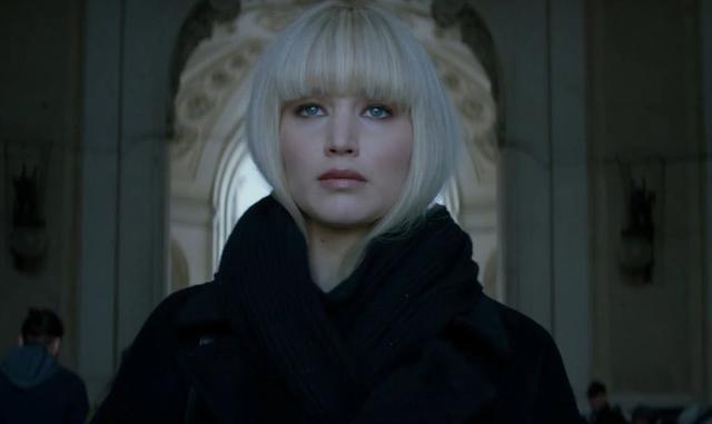 FOTO 15 | "Operación Red Sparrow" de la Fox se posicionó en la novena ubicación. La película, que cuenta la historia de la bailarina rusa convertida en espía de élite, encarnada por Jennifer Lawrence, obtuvo US$ 4.5 millones.