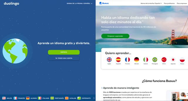 FOTO 4 | Duolingo y Busuu: ofrecen aplicaciones para Android que podras descargar en tu smartphone y aprender jugando arriba del colectivo. (Foto: Web Duolingo y Busuu)