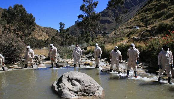 La empresa Volcan reporta avance en limpieza del río Chillón y piscigranjas de truchas tras derrame de zinc (Foto: Ministerio del Ambiente)