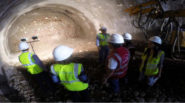 Con la construcción del túnel de la Etapa 1A de la Línea 2 del Metro de Lima en el distrito de Santa Anita, comienzan los trabajos a nivel del subsuelo del primer metro subterráneo del Perú. (Foto: MTC)