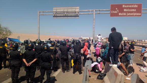El ministro del Interior indicó que se trabaja en un corredor humano para que los migrantes puedan retornar a sus países de origen. (Foto: GEC)