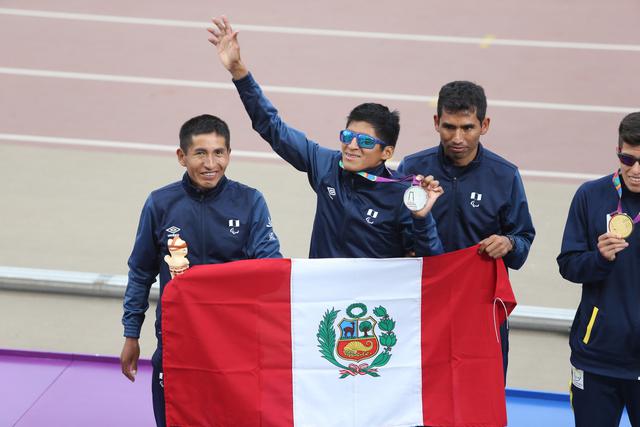 Luis Sandoval: Medalla de plata en para atletismo 5,000 metros. (Foto: Violeta Ayasta / GEC)