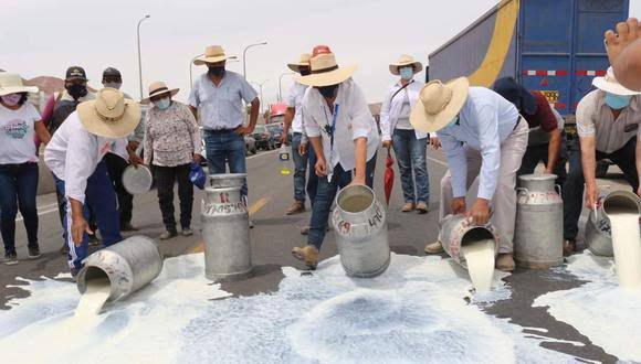 Ganaderos lecheros afectados tras ataques a planta de Gloria en Arequipa.