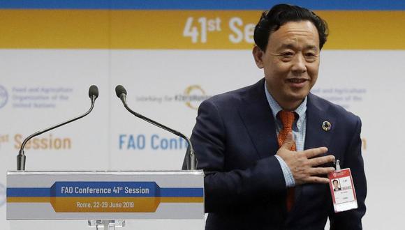 El director chino de la FAO, Qu Dongyu. (Foto: EFE)