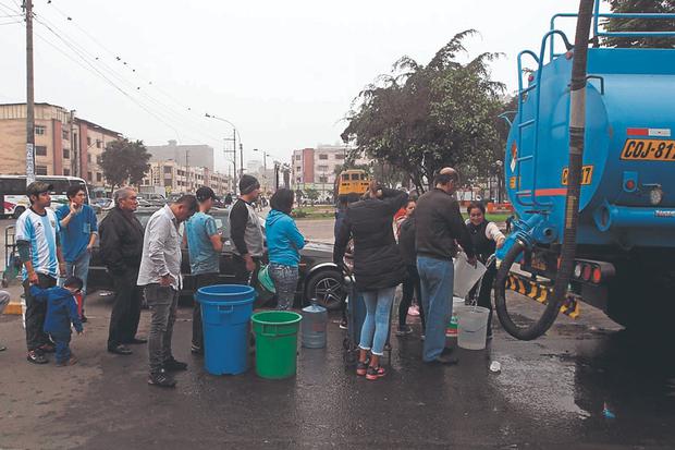 Cedapal announces massive water cut in Lima.  Photo: GEC