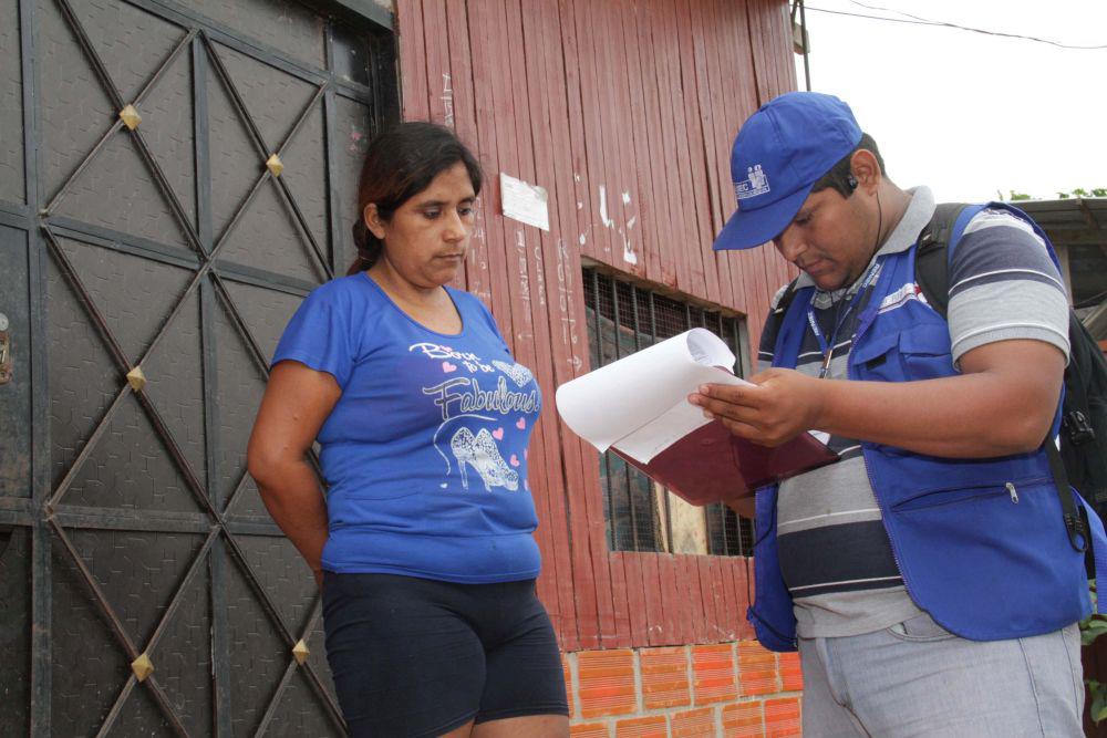 El personal del Reniec visitó 45,740 viviendas en 19 distritos de Lima y Callao. (Foto: Difusión)