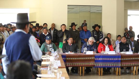 Reunión en Candarave, Tacna (Foto: Minagri)