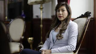 Lady Camones de APP está a favor de que se adelanten las elecciones generales