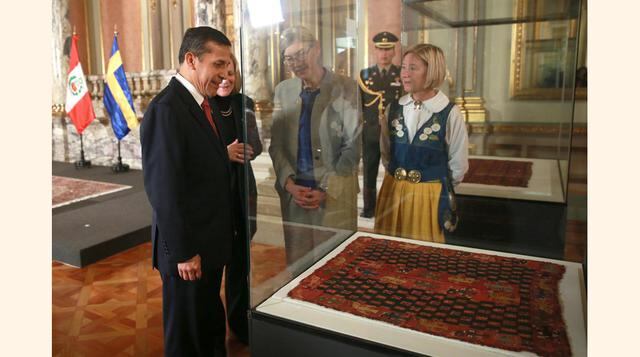Durante la ceremonia, el presidente Humala afirmó que la devolución de estos bienes culturales fortalecen las relaciones de amistad entre el Perú y Suecia.