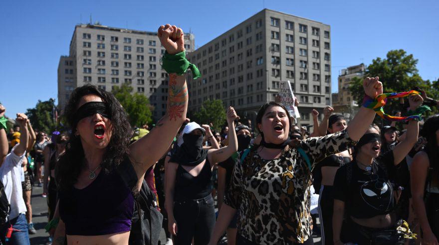 Protestas en Chile (Foto: AFP)