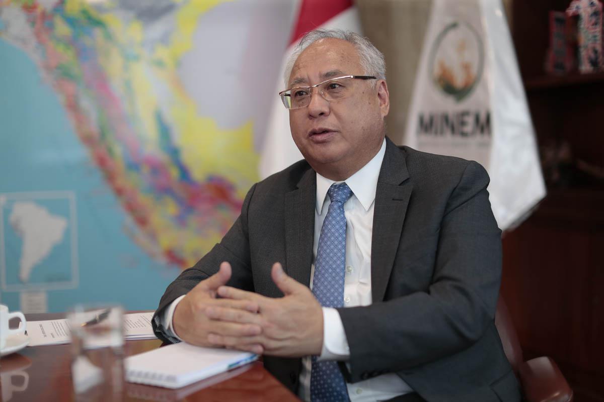 Juan Carlos Liu, ministro de Energía y Minas (Foto: Hugo Pérez)