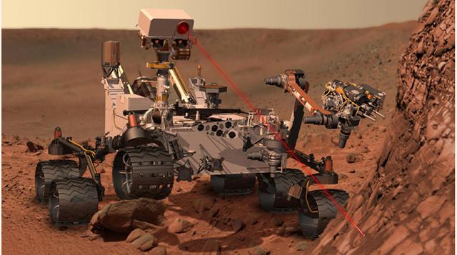 En abril, otro estudio del equipo científico a cargo del robot Curiosity ya había señalado que en el cráter Gale se puede formar agua líquida gracias a un tipo de sales conocidas como percloratos. (Foto: rt.com)