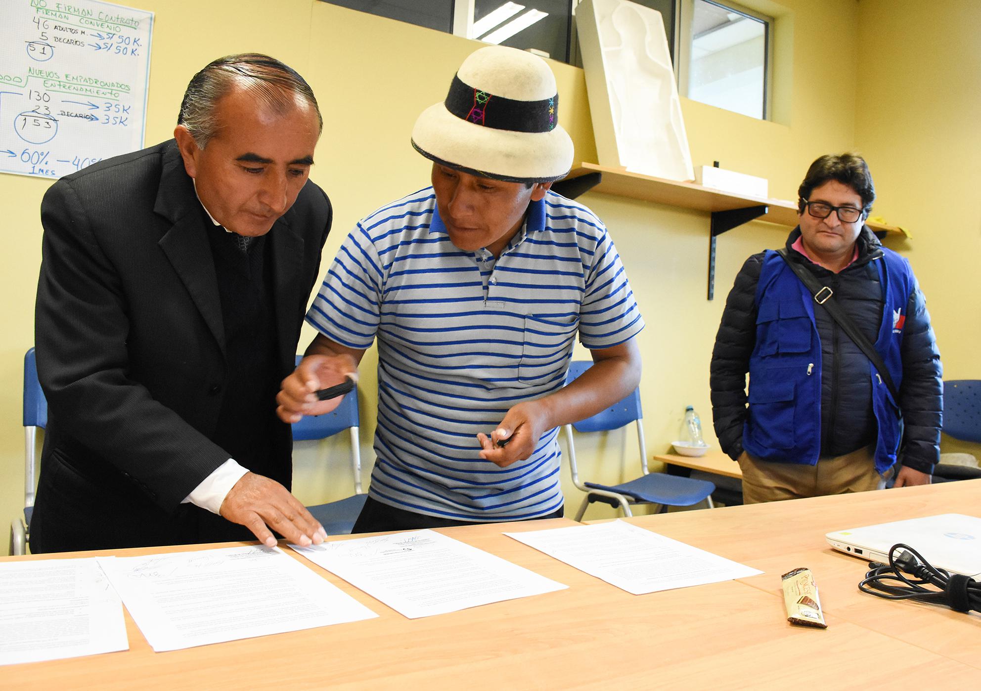 Participaron representantes de los comuneros. (Foto: Midis).