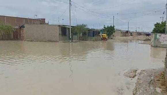 Viviendas inundadas en Piura. En el país hay 27,843 viviendas afectadas por lluvias. Foto: RPP Noticias