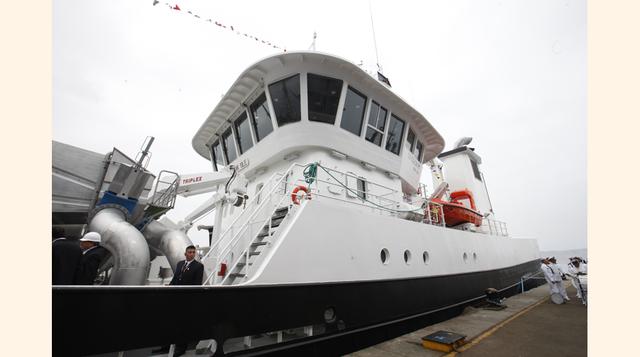 Don Ole de Austral Group entrará en operación en los próximos días y podrá capturar jurel y caballa destinados al consumo humano directo, y además, participará en la primera temporada de pesca de anchoveta del 2016. (Foto: Cesar Salhuana)