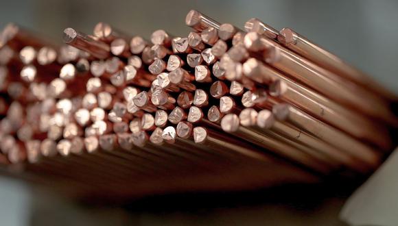 A las 100 GMT, el cobre a tres meses en la Bolsa de Metales de Londres (LME) ganaba un 1.9%, a US$ 8,189 la tonelada, su máximo desde el 17 de noviembre. (Foto: AFP)