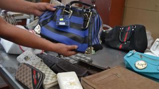 Sunat incautó carteras de contrabando valorizadas en más de S/. 80,000