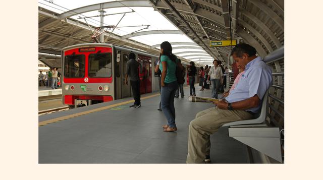 Desde el 2011, La Línea 1 del Metro de Lima viene cubriendo una ruta de 21.48 kilómetros, mediante un viaducto elevado que comprende 16 estaciones. (Foto: Manuel Melgar)